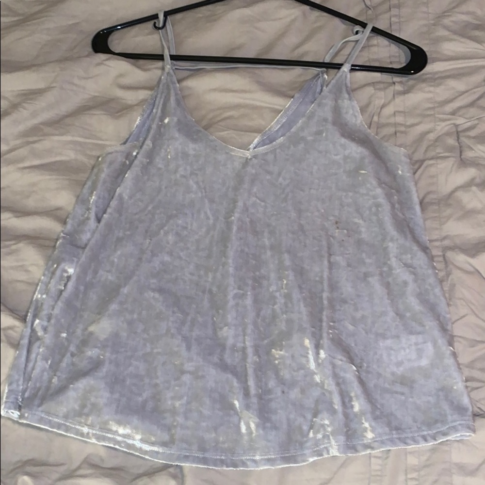 velvet tank top